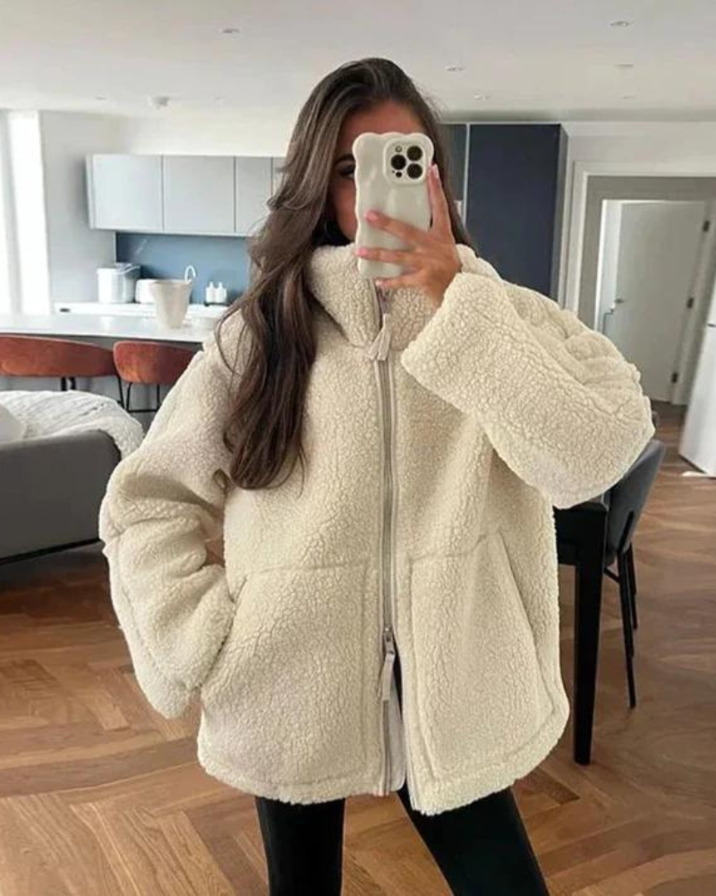 Fleece Zip Up Teddy Jacket