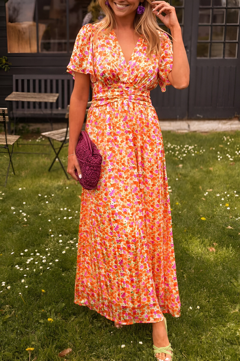 V-Neck Maxi Dress