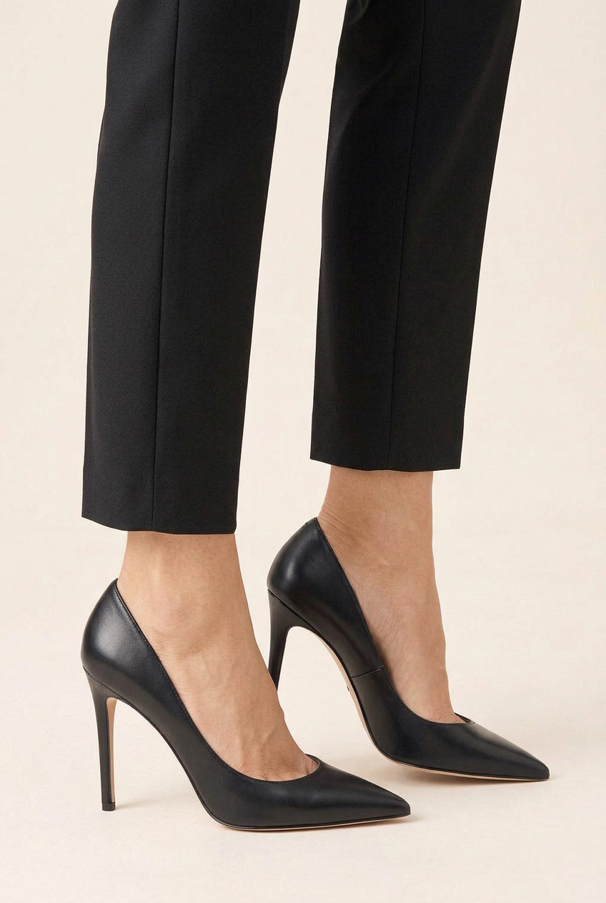 Pointed-Toe Court Heels