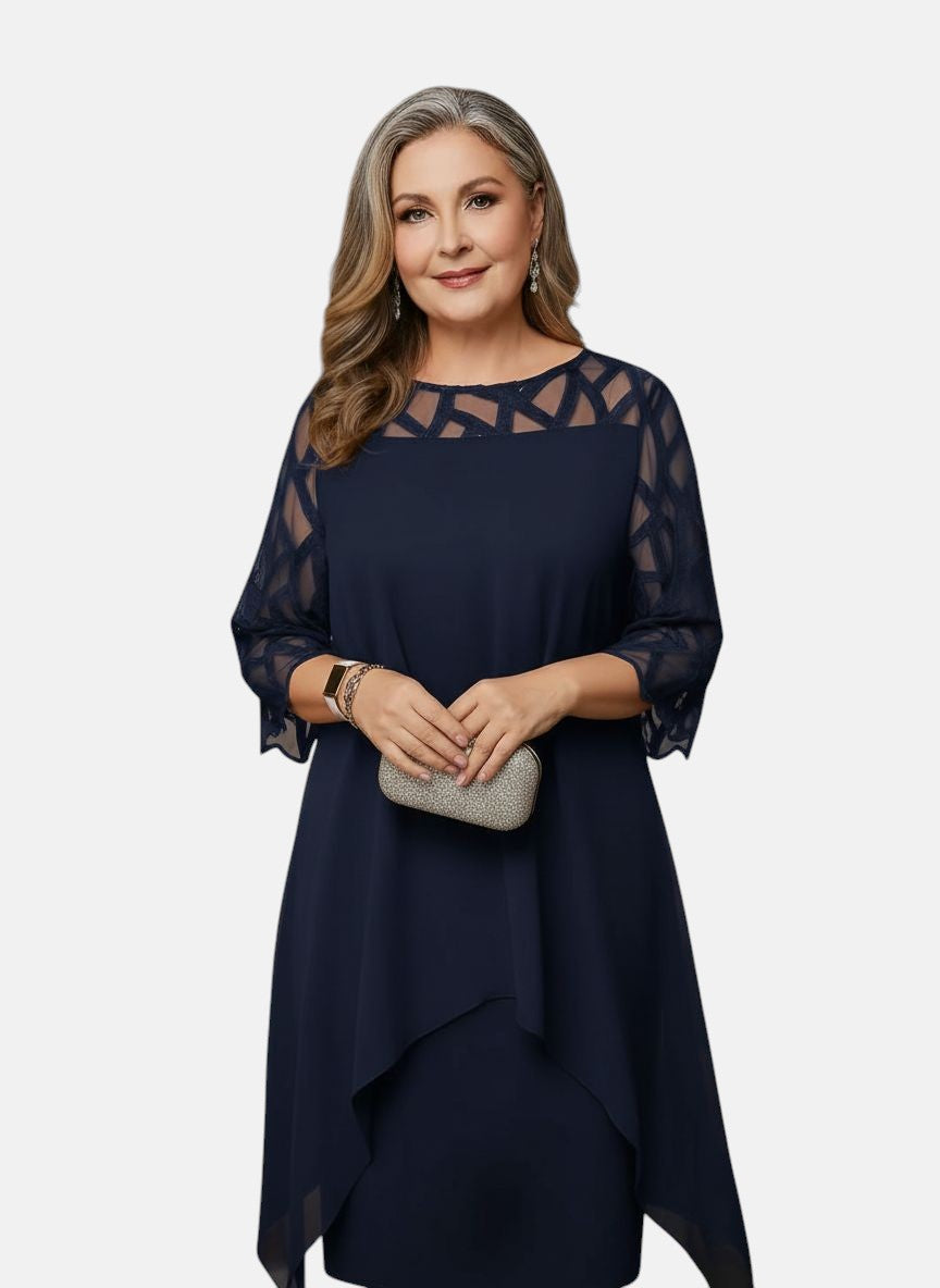 Classic Comfort Fit Midi Dress