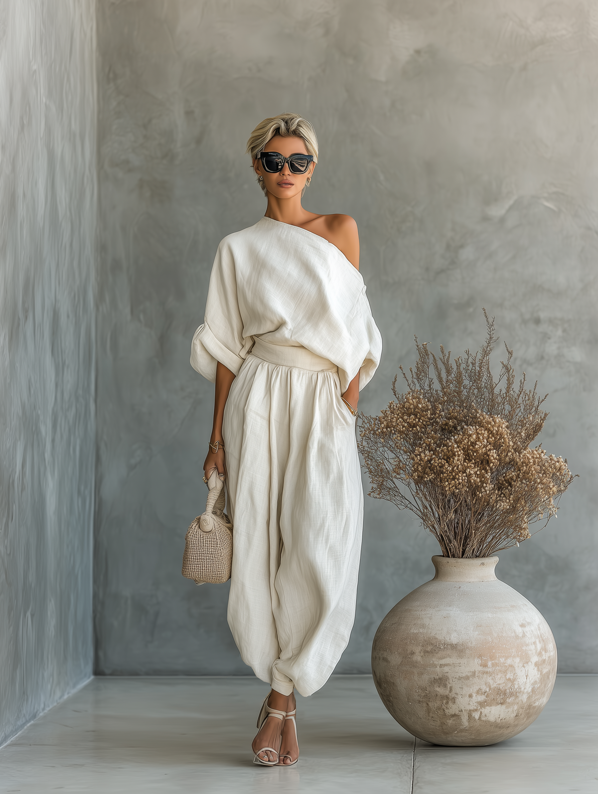 Wide Leg Boho Jumpsuit